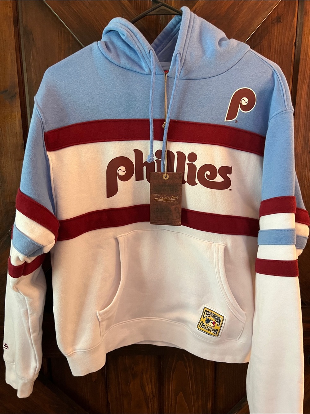 Mitchell & Ness Light Blue Phillies Women's Sweatshirt